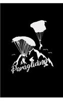 Paragliding: 6x9 paragliding - dotgrid - dot grid paper - notebook - notes