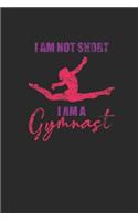 I'm Not Short I Am A Gymnast: Gymnastics Notebook, Graph Paper (6" x 9" - 120 pages) Sports Themed Notebook for Daily Journal, Diary, and Gift