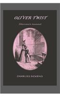 OLIVER TWIST (Illustrated & Annotated): Or The Parish Boy's Progress - Complete in 3 Volumes