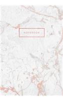 Notebook: (Trendy Marble and Gold)