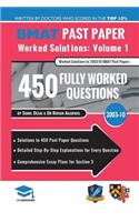 BMAT Past Paper Worked Solutions Volume 1