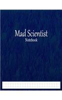 Mad Scientist Notebook: 1/3" Graph Ruled