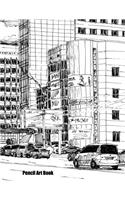 Pencil Art Book: A pencil artbook for pencil sketching, pencil portraits, free drawing, sketch art and pencil art: with over 100 high quality sheets of large sized ((1 Pencil Art)