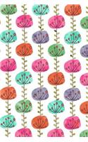 Journal Notebook Abstract Sketchy Trees Pattern 3