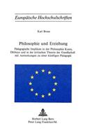 Philosophie Und Erziehung