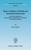 Beste Verfugbare Technik Und Immissionsschutzrecht