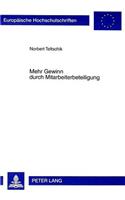 Mehr Gewinn durch Mitarbeiterbeteiligung