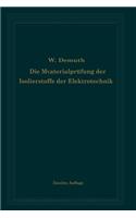 Materialprüfung Der Isolierstoffe Der Elektrotechnik