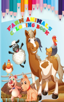 Farm Animals Coloring Book