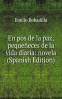 En pos de la paz, pequeneces de la vida diaria: novela (Spanish Edition)