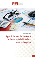 Appréciation de la tenue de la comptabilité dans une entreprise
