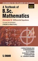A Textbook of B.Sc. Mathematics Sem II Differential Equations