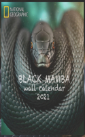 Black Mamba Wall Calendar 2021