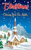 Christmas Coloring Book For Adults: An Adult Coloring Book Featuring Beautiful Winter and Holiday Design for Stress Relief and Adults Relaxation.Volume-1