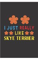 I Just Really Like Skye Terrier: Dog Training Logbook For Peoples Who Loves Their Skye Terrier Dog