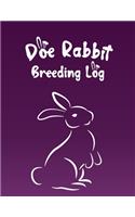 Doe Rabbit Breeding Log: Keep Your Rabbitry Organized & Improve Your Herd Genetics with Detailed Records for Planning and Reviewing Future Pairings / Great for 4H or Show Br