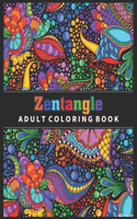 Zentangle Adult Coloring Book: An Adult Coloring Book of 60 Zentangle Seahorse Designs with Henna, Paisley and Mandala Style Patterns