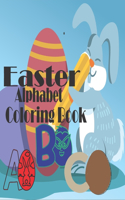 Easter Alphabet Coloring Book