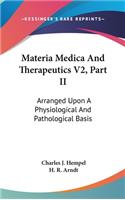 Materia Medica And Therapeutics V2, Part II