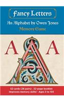 Fancy Letters: An Alphabet by Owen Jones Memory Game