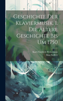 Geschichte Der Klaviermusik. 1. Die Ältere Geschichte Bis Um 1750