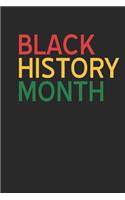 Political African Pride Notebook - Back to School Writing Journal - Black History Month - African American Diary