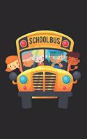 School Bus: Primary Composition Notebook, Draw and Write Journal for Students, Exercise Book for School