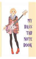 My Bass Tab Note Book