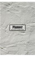 Planner Undated Weekly and Monthly Organizer: Simple Planner for One Year