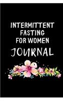 Intermittent Fasting For Women Journal