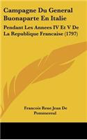 Campagne Du General Buonaparte En Italie