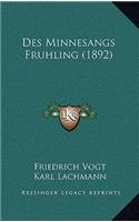 Des Minnesangs Fruhling (1892)