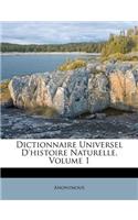 Dictionnaire Universel d'Histoire Naturelle, Volume 1: (French)