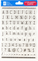 Letters, Numbers & Symbols Clear Stamp Set