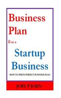 Business Plan for a Startup Business
