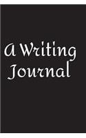 A Writing Journal: Blank Notebook Lined