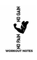 No Pain No Gain Workout Notes