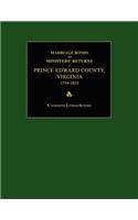 Marriage Bonds and Ministers' Returns of Prince Edward County, Virginia 1754-1810