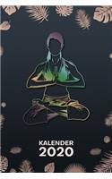 Kalender 2020: A5 Asana Terminplaner für Yoga Trainer mit DATUM - 52 Kalenderwochen für Termine & To-Do Listen - Stressbefreiung Terminkalender Achtsamkeit Jahresk