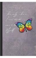 Rainbow Butterfly Notebook