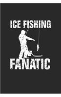 Ice Fishing Fanatic: Ice Fishing Fanatic Notebook or Gift for Fishing with 110 gregg shorthand paper Pages in 6"x 9" Fishing journal for Gift Notebook