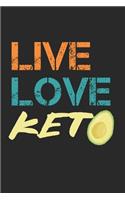 Ketogen Notebook: Diary Journal 6x9 inches with 120 Dot Grid Pages