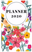 2020 Planner: 2020 Planner Weekly and Monthly: A Year Planner Calendar Schedule Organizer and Journal Notebook with Inspirational Quotes and Floral