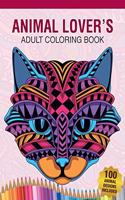 Animal Lover's Adult Coloring Book