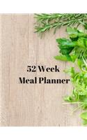 52 Week Meal Planner