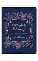 Everyday Blessings Coloring Journal for Women: Leather Journal