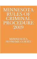 Minnesota Rules of Criminal Procedure 2019