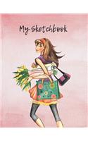 My Sketchbook: Sketch Your Artistic Ideas. Create Your Own Designs. Draw Your Inspirations.