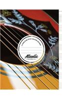 6 String Blank Guitar Tablature Notebook - Acoustic Shine