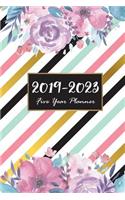 2019-2023 Five Year Planner: Monthly Planner for 5 Year with Holidays January 2019 to December 2023